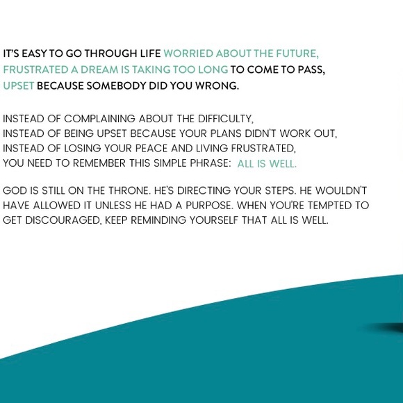 NEW NY TIMES BEST SELLING BOOK “PEACEFUL ON PURPOSE” HARD COVER By Joel Osteen - Picture 2 of 6